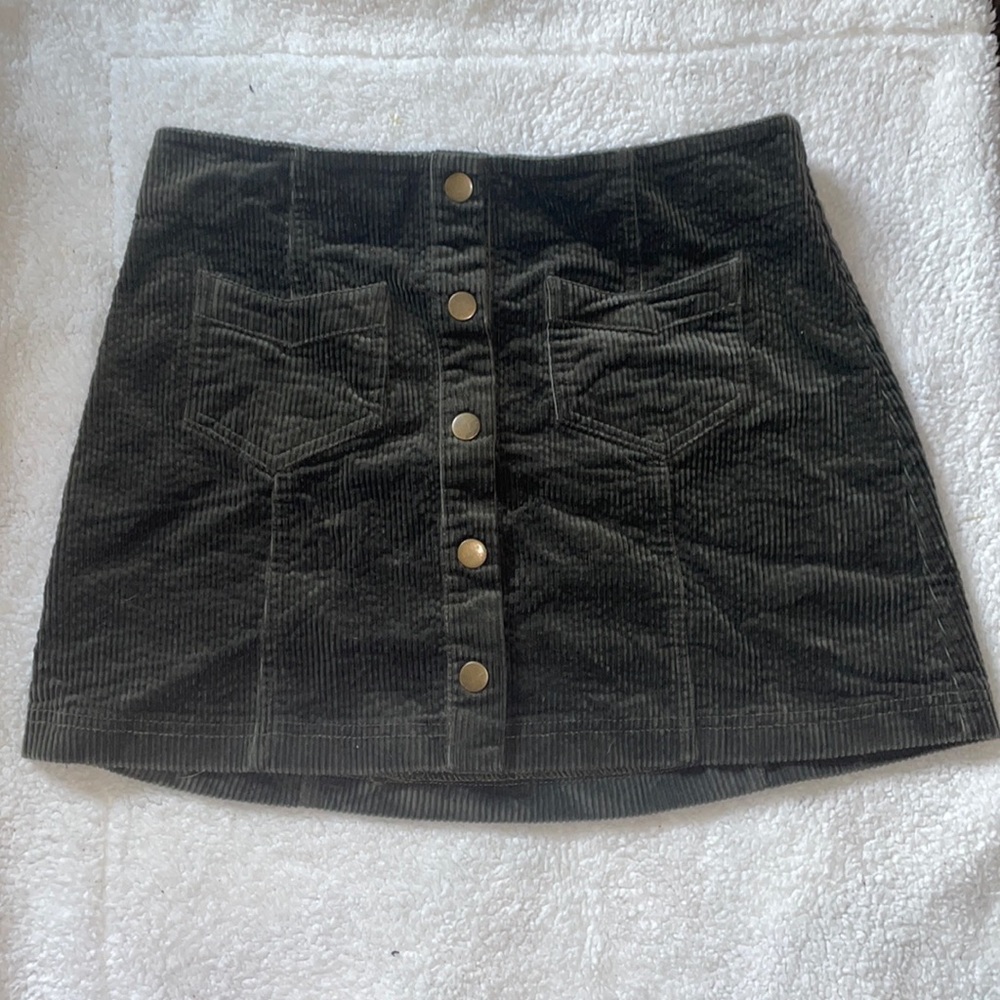 Green Mini Skirt